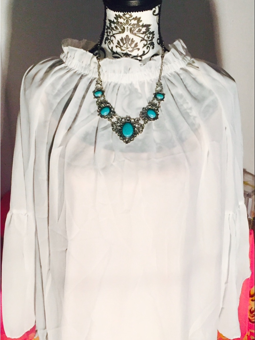 SALE! 🎉 Turquoise Statement Necklace - Women Jewelry Necklaces